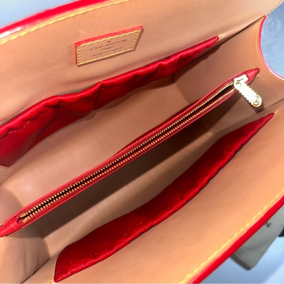 Louis Vuitton Monogram Calf Hair Spikes Iconoclasts Christian Louboutin Tote Red - Picture 15 of 16